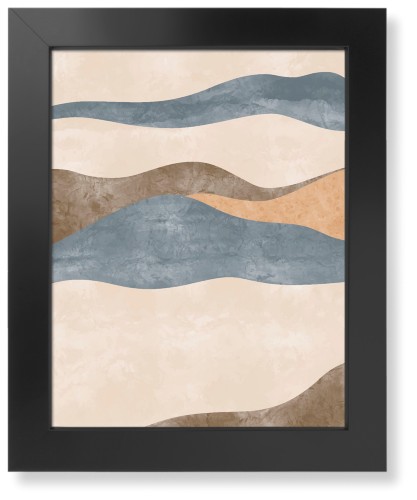 Hidden Hills Art Print, Black, Signature Card Stock, 11x14, Multicolor