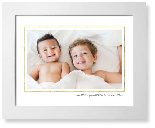 Simply Elegant Frame Art Print, White, Signature Card Stock, 11x14, White
