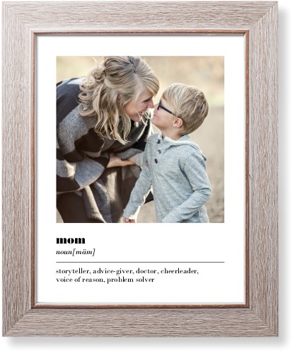 Picture Definition Art Print, Rustic, Signature Card Stock, 11x14, White