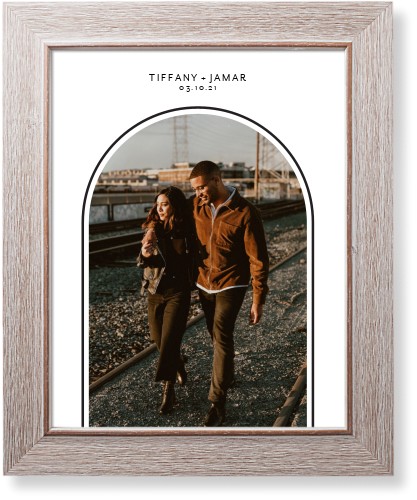Modern Archway Art Print, -Rustic-Grey-Signature Card Stock-11x14