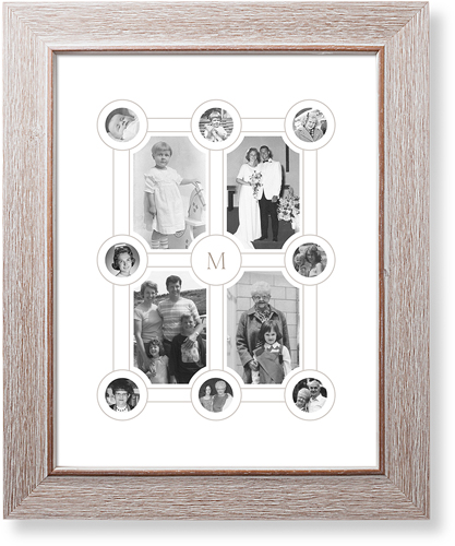 Vintage Family Tree Art Print, -Rustic-White-Signature Card Stock-11x14
