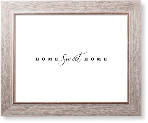 Home Sweet Home Script Art Print