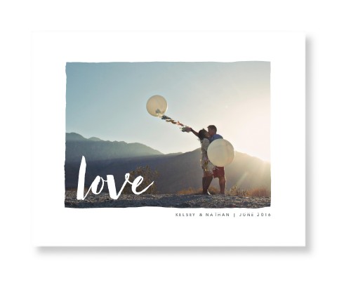 Love Script Art Print