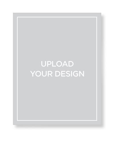 Upload Your Own Design Portrait Art Print, -No Frame-Multicolor-Signature Card Stock-11x14