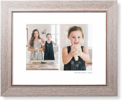 Gallery of Two Art Print, -Rustic-Multicolor-Signature Card Stock-11x14