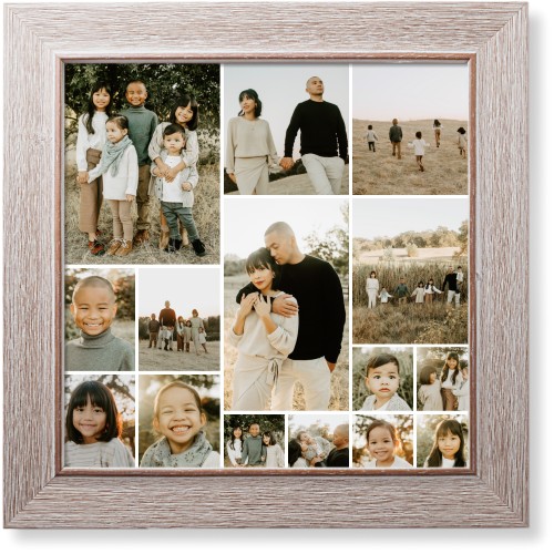 Collage of Fifteen Art Print, Rustic, Signature Card Stock, 12x12, Multicolor, multi