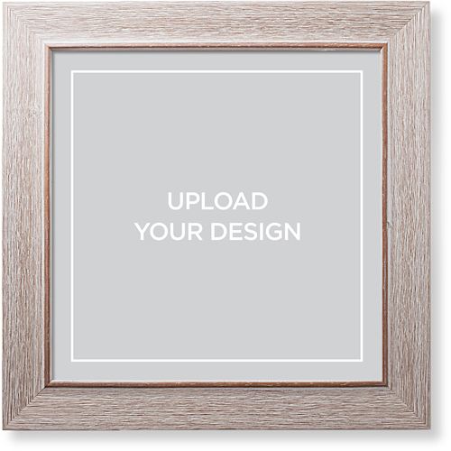 Upload Your Own Design Portrait Art Print, Rustic, Signature Card Stock, 12x12, Multicolor