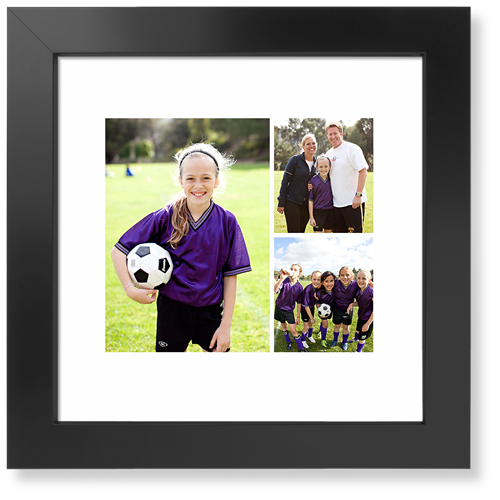 Gallery of Three Art Print, Black, Signature Card Stock, 12x12, Multicolor, multi