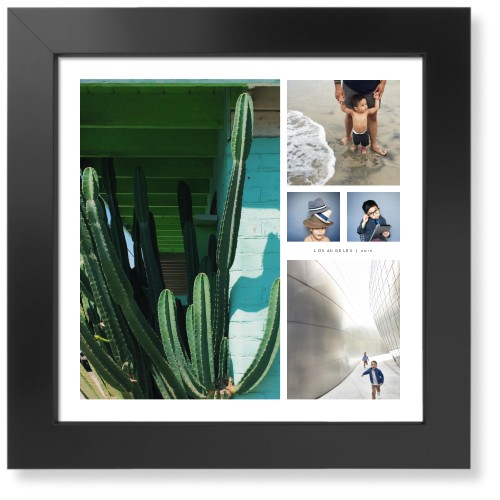 Hero Collage Art Print, Black, Signature Card Stock, 12x12white