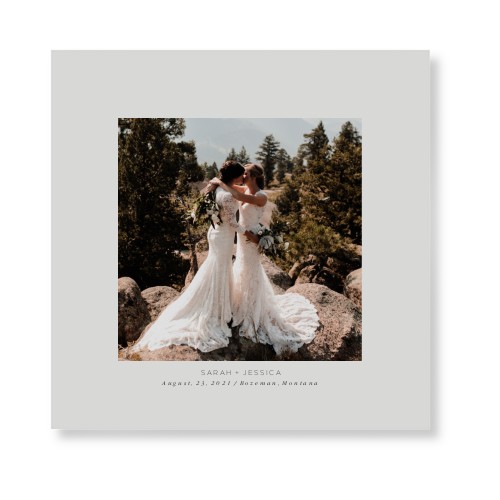 Text Gallery of One Art Print, No Frame, Signature Card Stock, 12x12multi