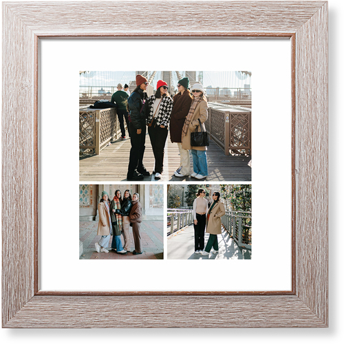 Gallery of Three Portrait Art Print, Rustic, Signature Card Stock, 12x12multi