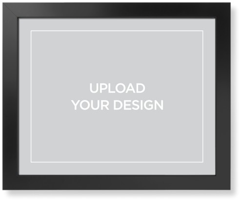 Upload Your Own Design Art Print, Black, Signature Card Stock, 16x20, Multicolor
