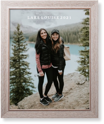 Photo Gallery Portrait Art Print, Rustic, Signature Card Stock, 16x20, Multicolor