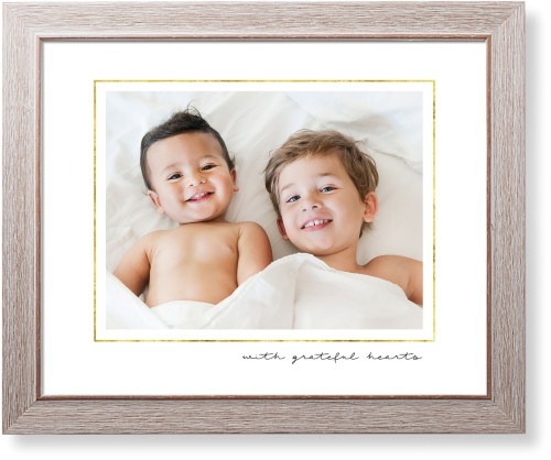 Simply Elegant Frame Art Print, Rustic, Signature Card Stock, 16x20, White