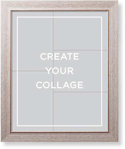 Create a Collage Portrait Art Print, Rustic, Signature Card Stock, 16x20multi