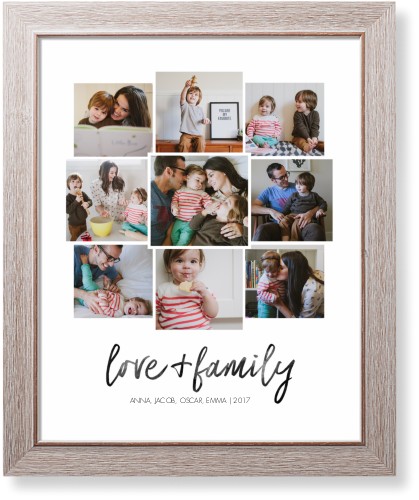 Love and Family Collage Art Print
