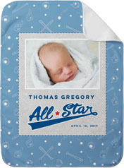 all star baby blanket