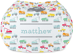childrens personalised bean bag chair