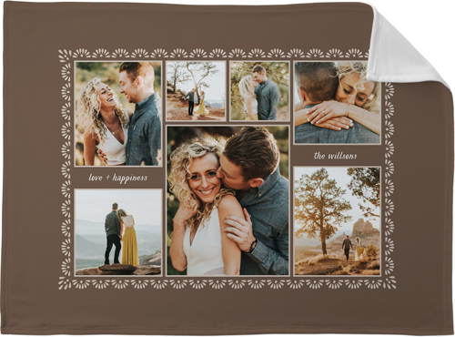 Shutterfly blanket with online pictures