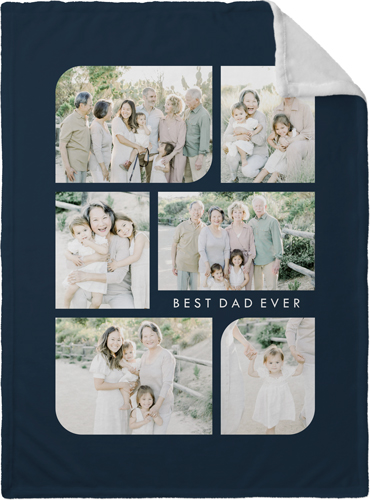 Black Fleece Blanket Bridal Shower Gift