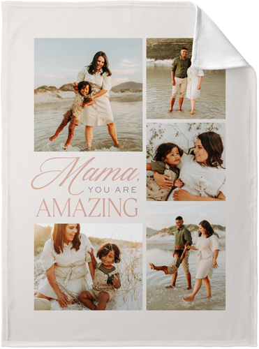 Most Amazing Mom Fleece Photo Blanket by Shutterfly