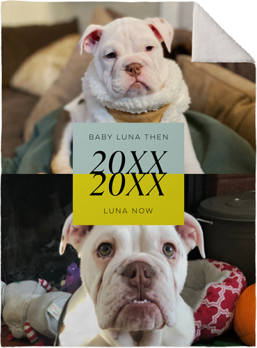 Green Fleece Blanket Graduation Gift