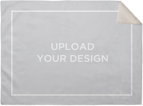 Upload Your Own Design Landscape Fleece Photo Blanket, Sherpa, 30x40, Multicolor, multi