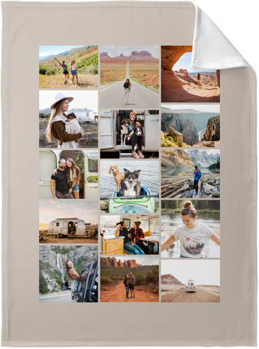 Photo Gallery of Fifteen Portrait Fleece Photo Blanket, Fleece, 30x40, Multicolor