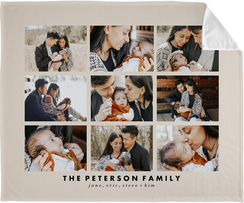 Shutterfly blanket with discount pictures