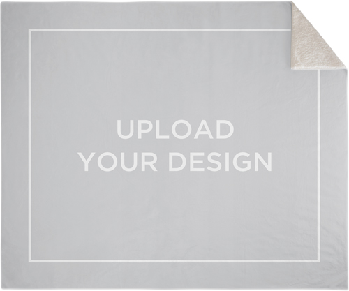 Upload Your Own Design Landscape Fleece Photo Blanket, Sherpa, 50x60, Multicolor