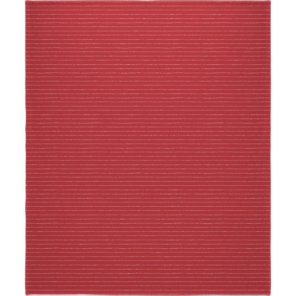 Christmas Stripes Blanket, Fleece, 50x60, Red, Apple