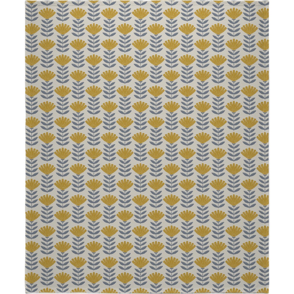 Gloria Blanket, Fleece, 50x60, Multicolor, Pebble