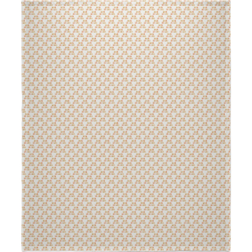 Dog Mama - Retro Vintage Text - Earthy Blanket, Fleece, 50x60, Beige, Pearl