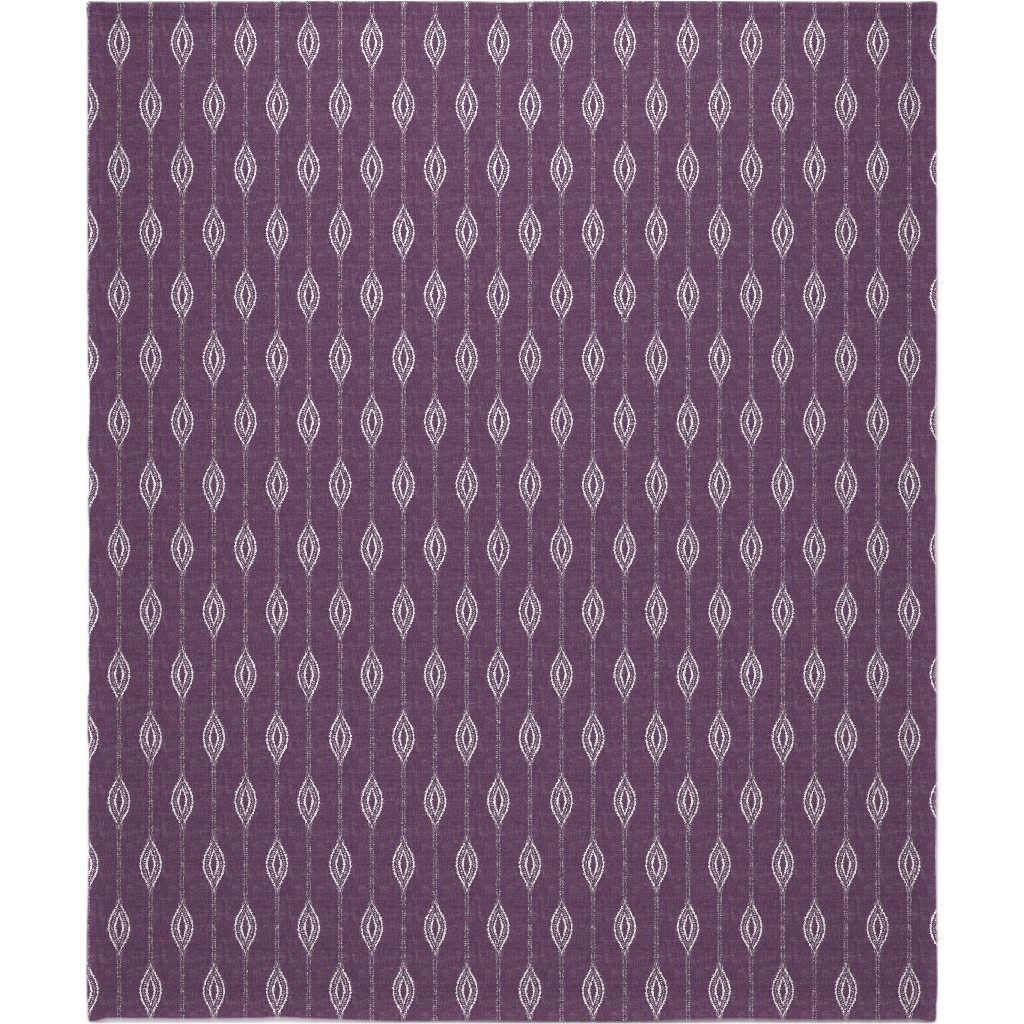 Diamant� - Eggplant Blanket, Fleece, 50x60, Purple