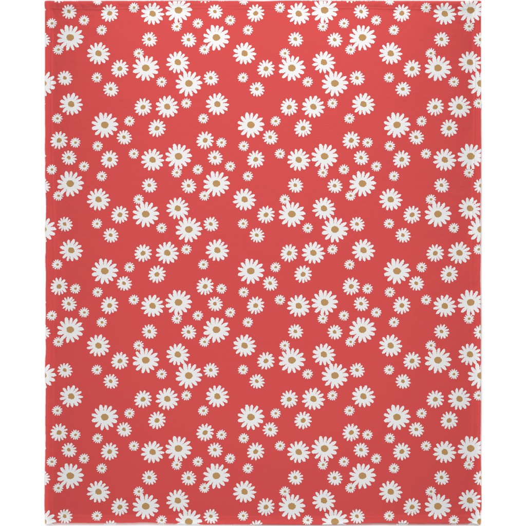 Daisy Printed Blankets