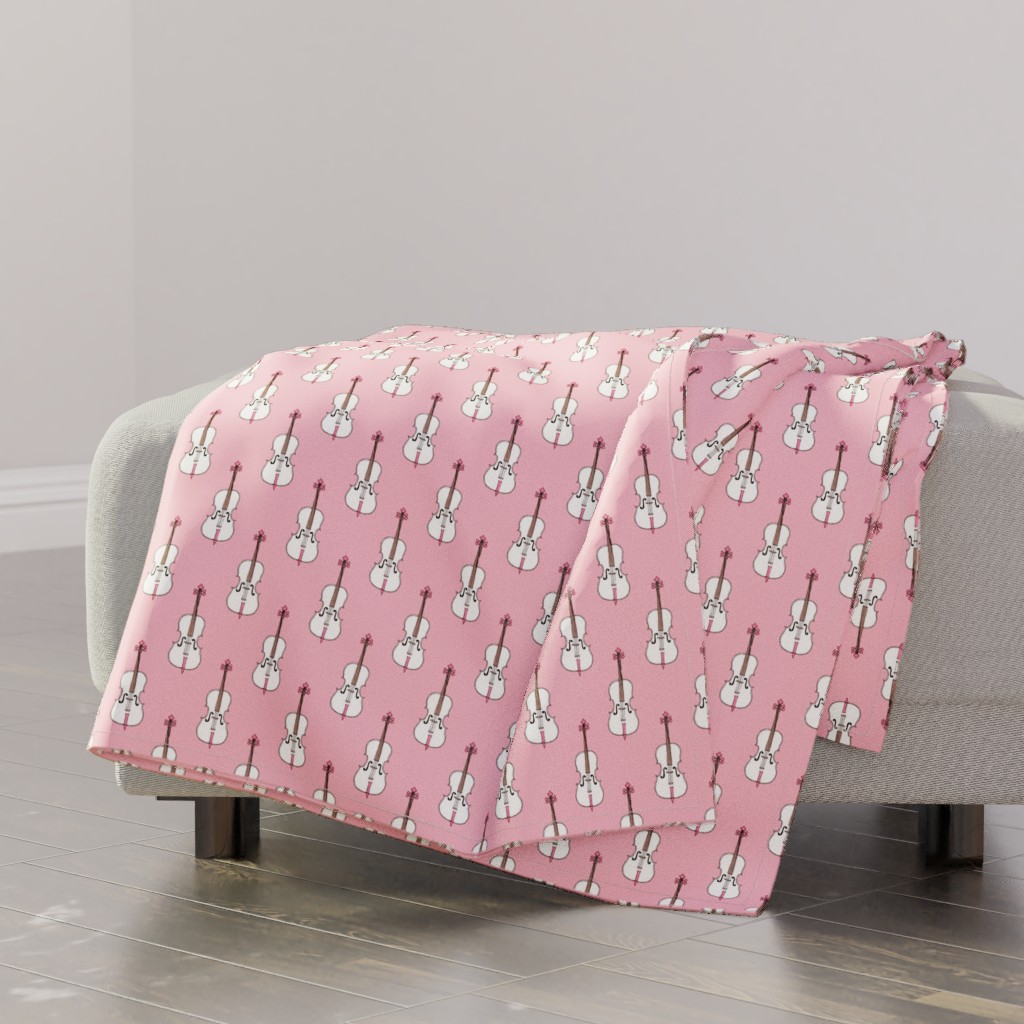 Violins Pink Blanket Shutterfly