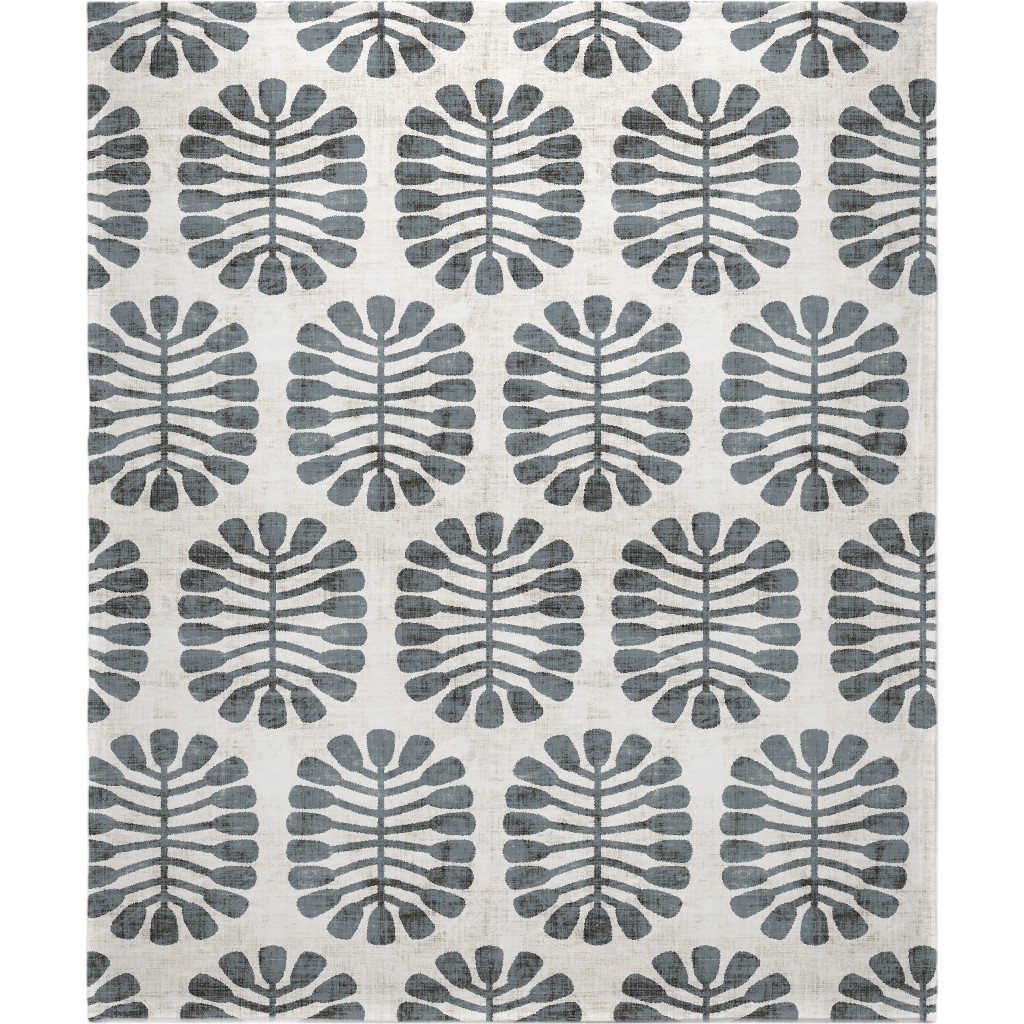 Seeded - Slate Blanket, Fleece, 50x60, Gray, Gray