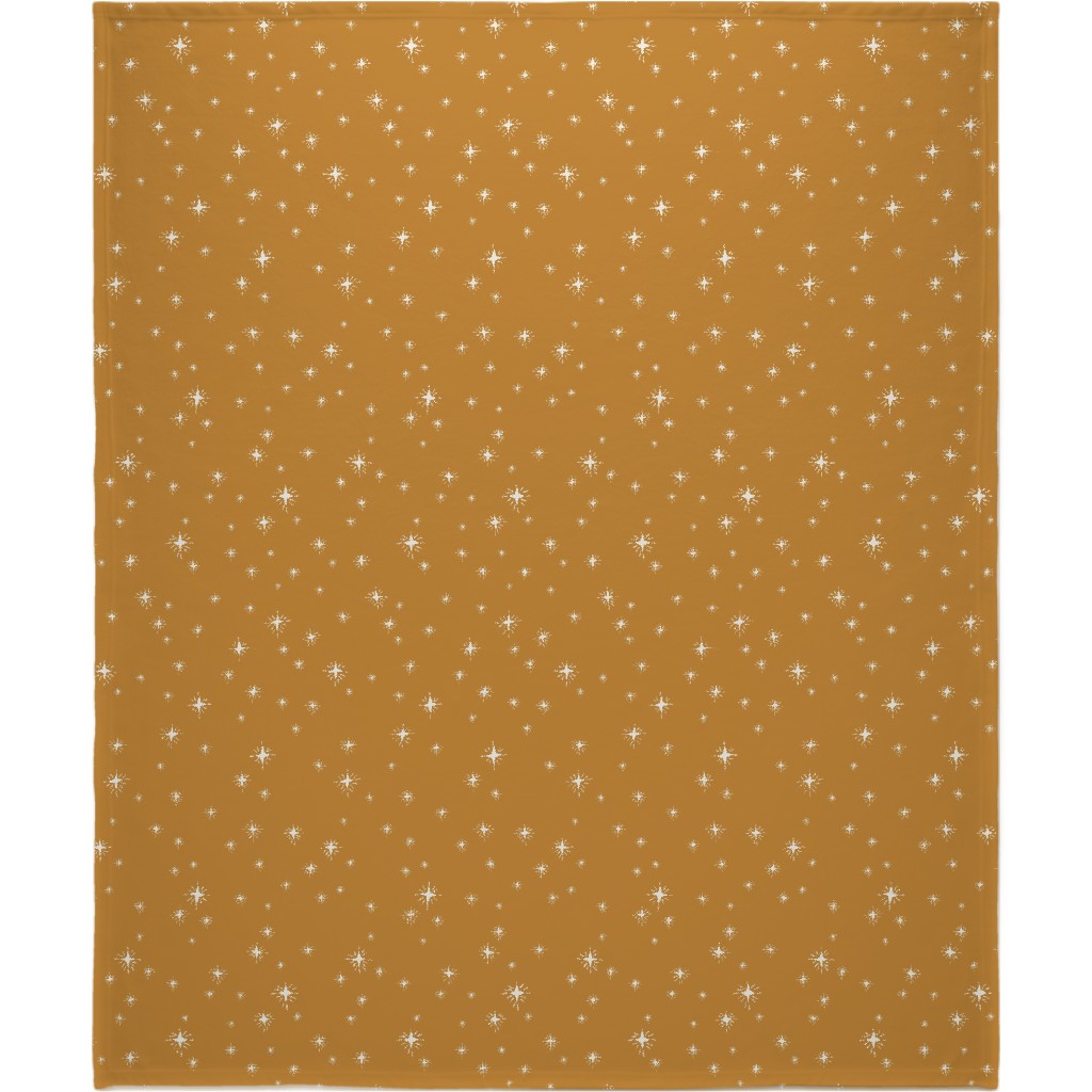 Star Light Star Bright Blanket, Plush Fleece, 50x60, Yellow