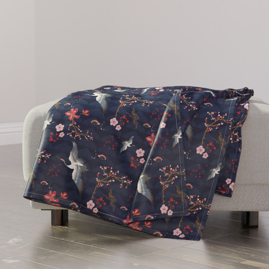 Zen Crane Multi Blanket Shutterfly