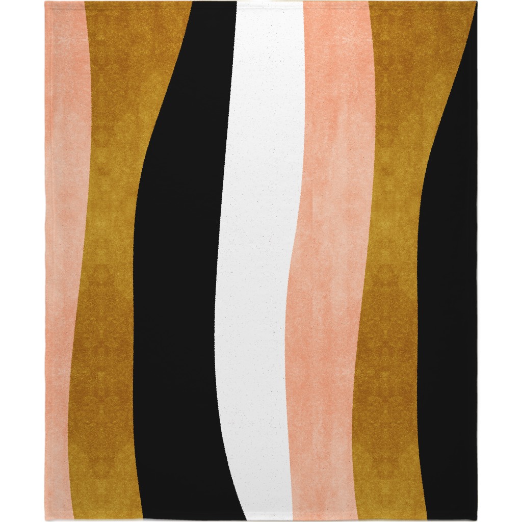Undulate Vertical - Warm Blanket, Plush Fleece, 50x60, Multicolor