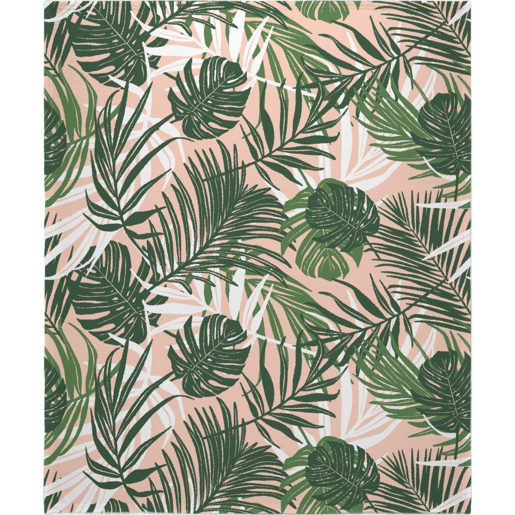 Pink And Green Blanket