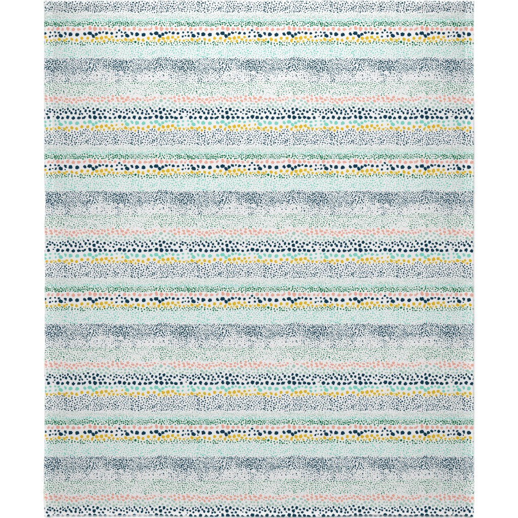 Little Textured Dots - Multi Blanket, Sherpa, 50x60, Multicolor