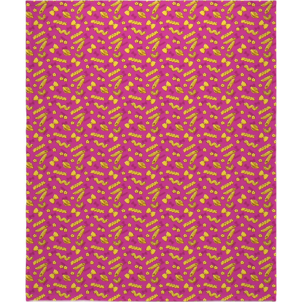 Pasta Blanket, Sherpa, 50x60, Pink, Candy