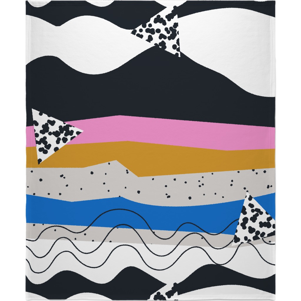 Desert Summer - Multi Blanket, Sherpa, 50x60, Multicolor
