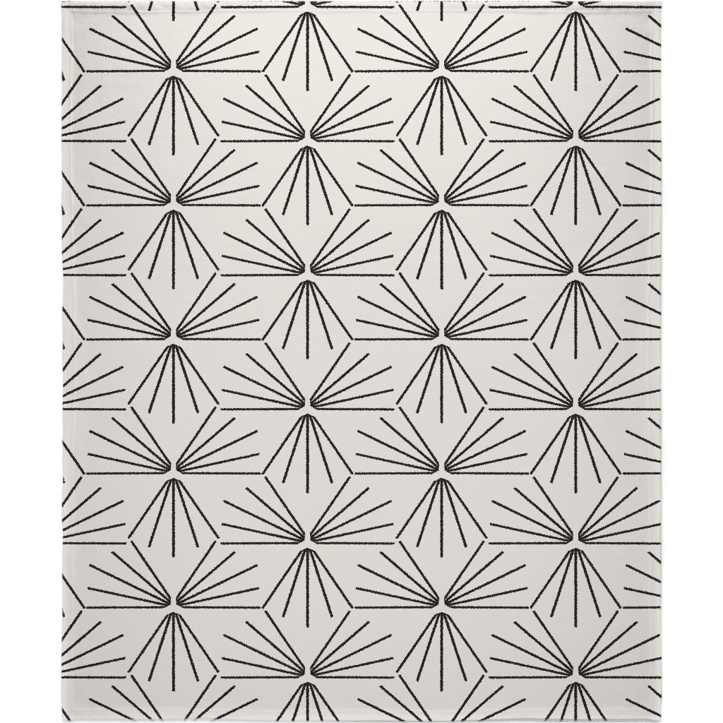 Sun Tile - Neutral Blanket, Sherpa, 50x60, Beige