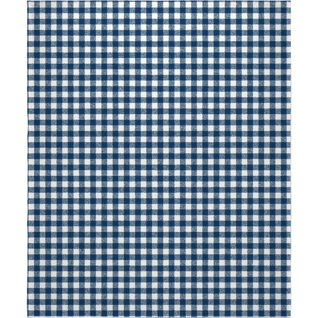 Buffalo Plaid Blanket, Sherpa, 50x60, Blue