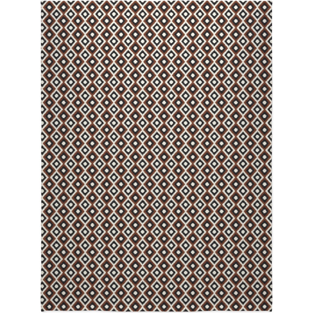 Aztec - Neutrals Blanket, Fleece, 60x80, Brown, Brown
