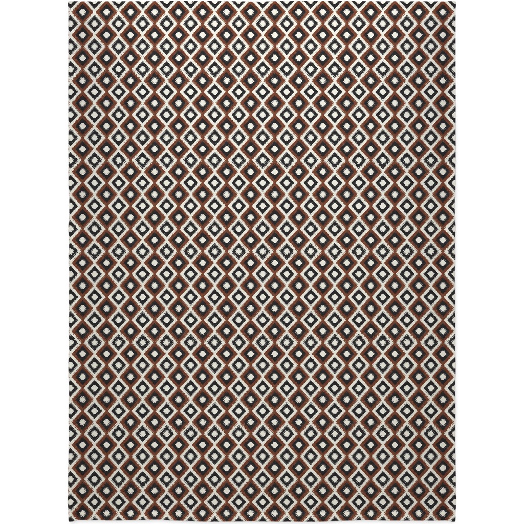 Aztec - Neutrals Blanket, Fleece, 60x80, Brown