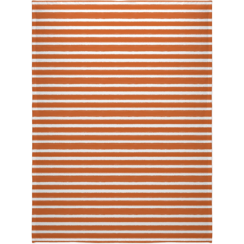 Galway - Rust Blanket, Fleece, 60x80, Orange