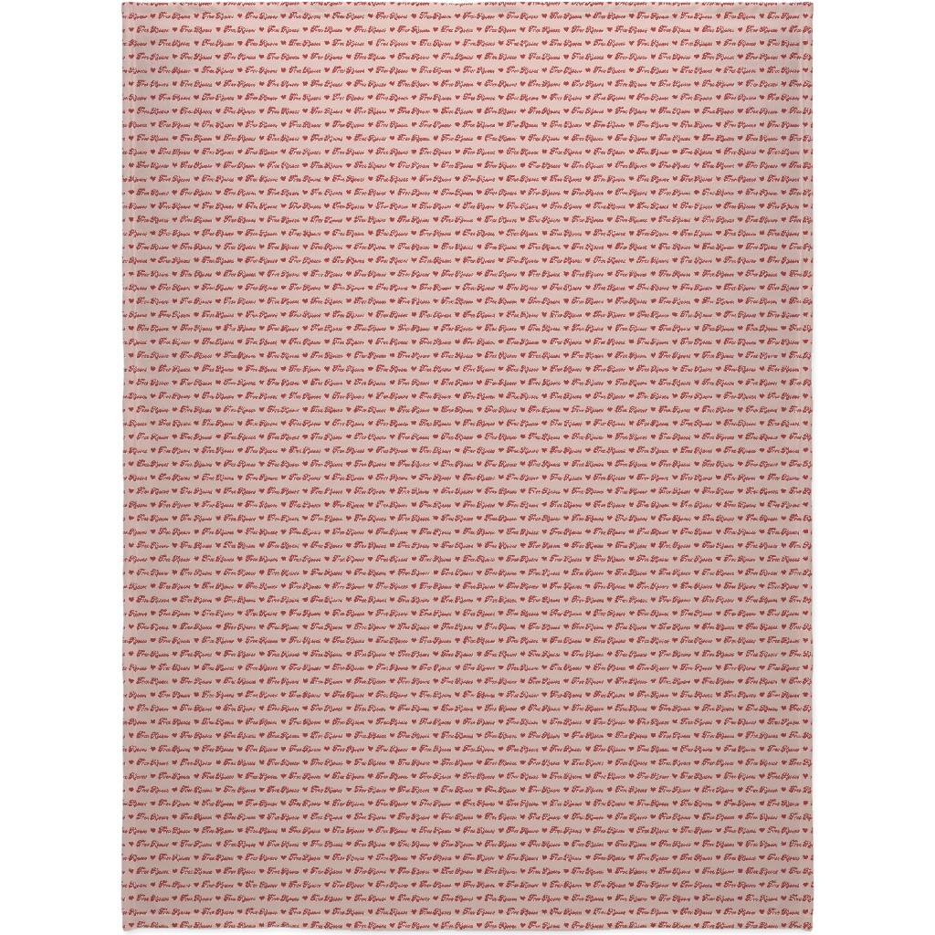 Pink Retro Blanket